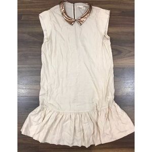 Mustard Seed Dress Size M Cream Drop Waist